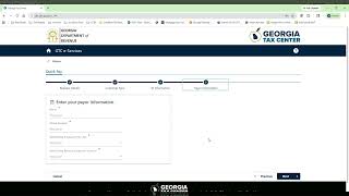 Paying Ga Income Tax Online