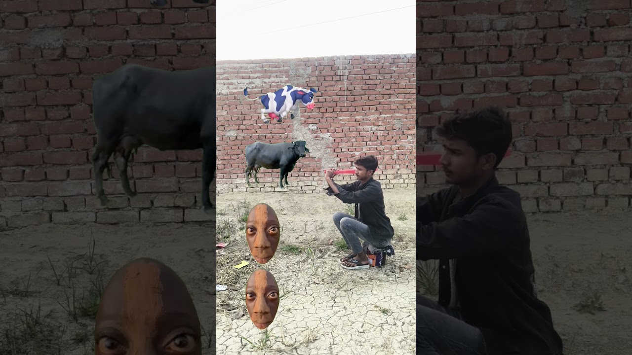 cow,, buffalo,, goat,, lion VFX magic //youtube shorts
