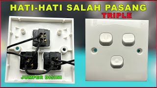 CARA PASANG SAKLAR TRIPLE - OTODIDAK LANGSUNG BISA
