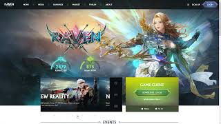 RaVeN Mmorpg Gaming Website template