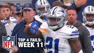 Top 4 Fails (Week 11) | Shek Report | NFL