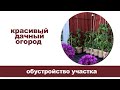 Красивый огород на даче. Дизайн дачного участка.