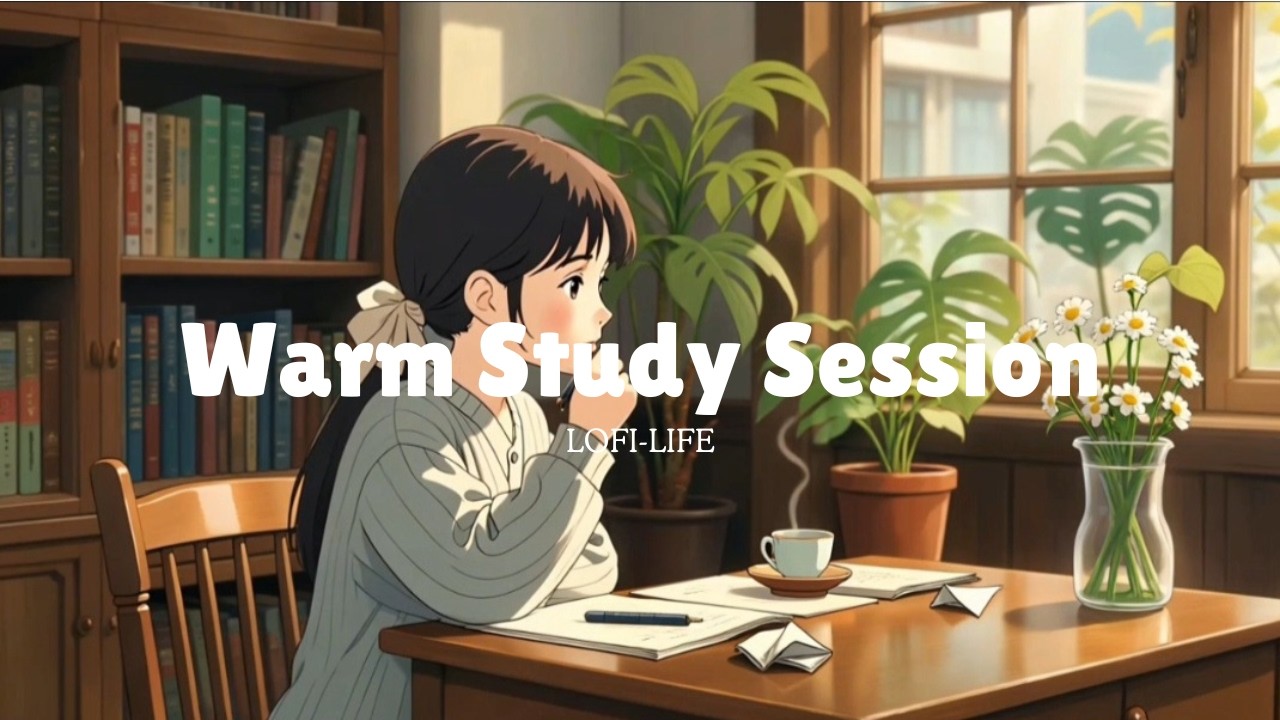 Warm Study Session ☀️ - Peaceful Study & Relaxing Beats 