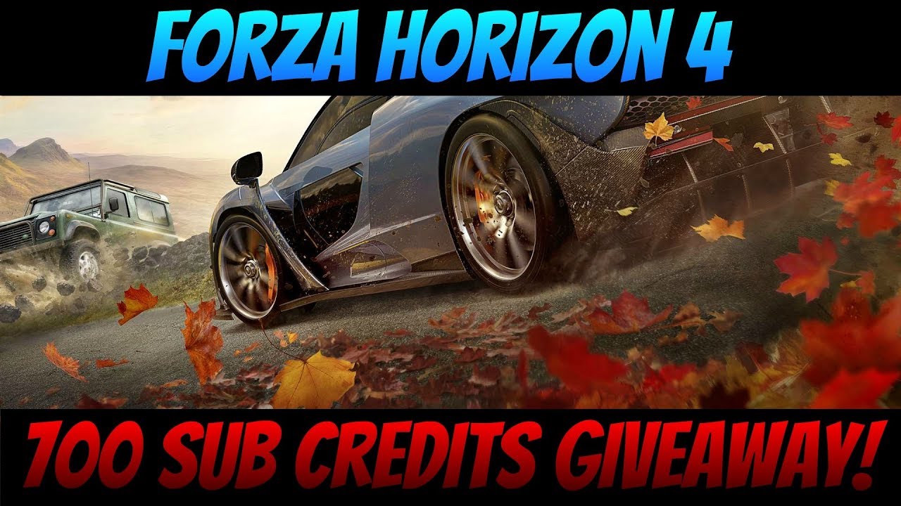 Forza Horizon 4 | 700 Subscriber Credits Giveaway!