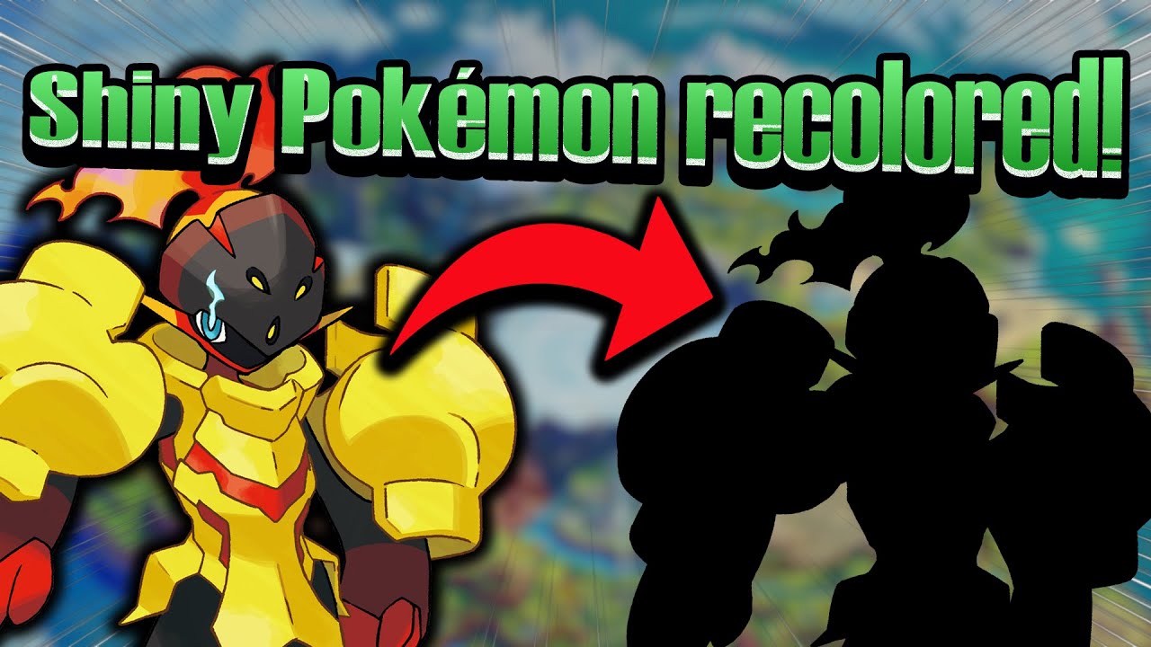 Recoloring shiny Pokémon in Scarlet & Violet!