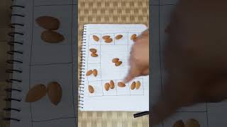 पहेली बूझो: चार (4) बादाम कहाँ गायब हो गये? #puzzle #magic #viralshorts Where are four almonds?