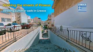 Walking Tour in Piraeus | Kazanova Street to Holy Church of Panagia Rodon | Summer Ambience screenshot 4