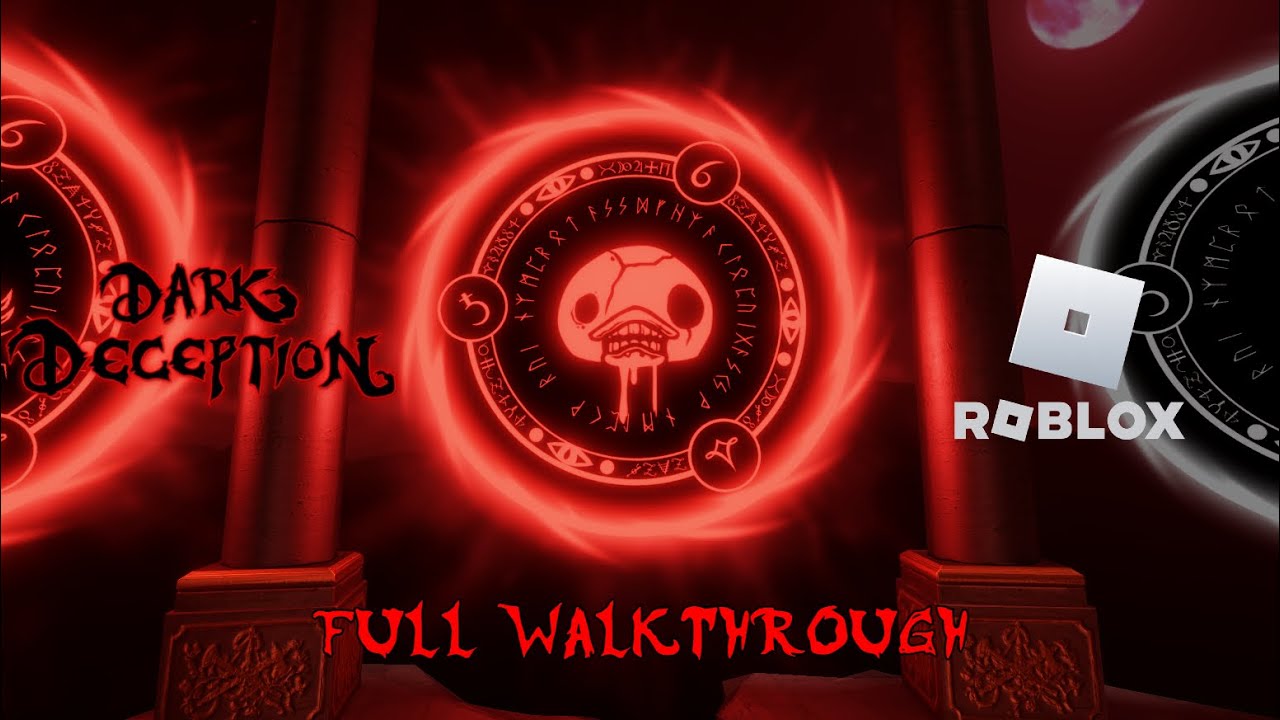 Dark Deception X Roblox - Stranger Sewer Full Walkthrough Gameplay [Roblox Hunted]