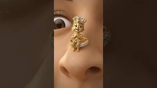 nose pin product AI video editing #silver