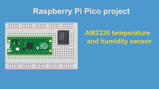 Raspberry Pi pico AM2320 temperature and humidity sensor | MicroPython