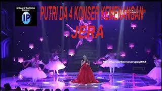 Woww PUTRI DA 4 PENAMPILAN KE 1 BUAT SEMUA ORANG MENANGIS DENGAN LAGU JERA