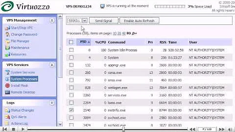 How to manage your System Processes