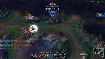 League of Legends : Pentakill - Xin zhao Rank TH [by TeO] credit Team