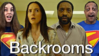BACKROOMS | OFFICIAL TRAILER | REACTION | THIS GIVES US ANXIETY | A24 | THIS LOOKS AMAZING & SCARY🤯😱