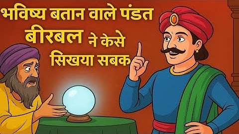🔮 भविष्यवक्ता पंडित को बीरबल ने कैसे सिखाया सबक | 🤔 akbar birbal ki kahani |♦️majedar hindi story 