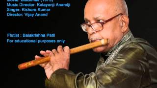 Pal Pal Dil Ke Paaskishore Kumar Instrumental Cover On Flute By Balakrishna Patil