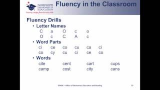 Elementary November Fluency
