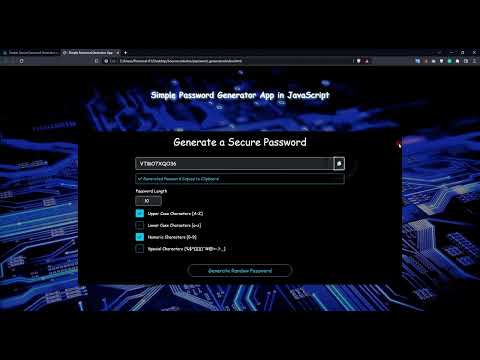 Simple Secure Password