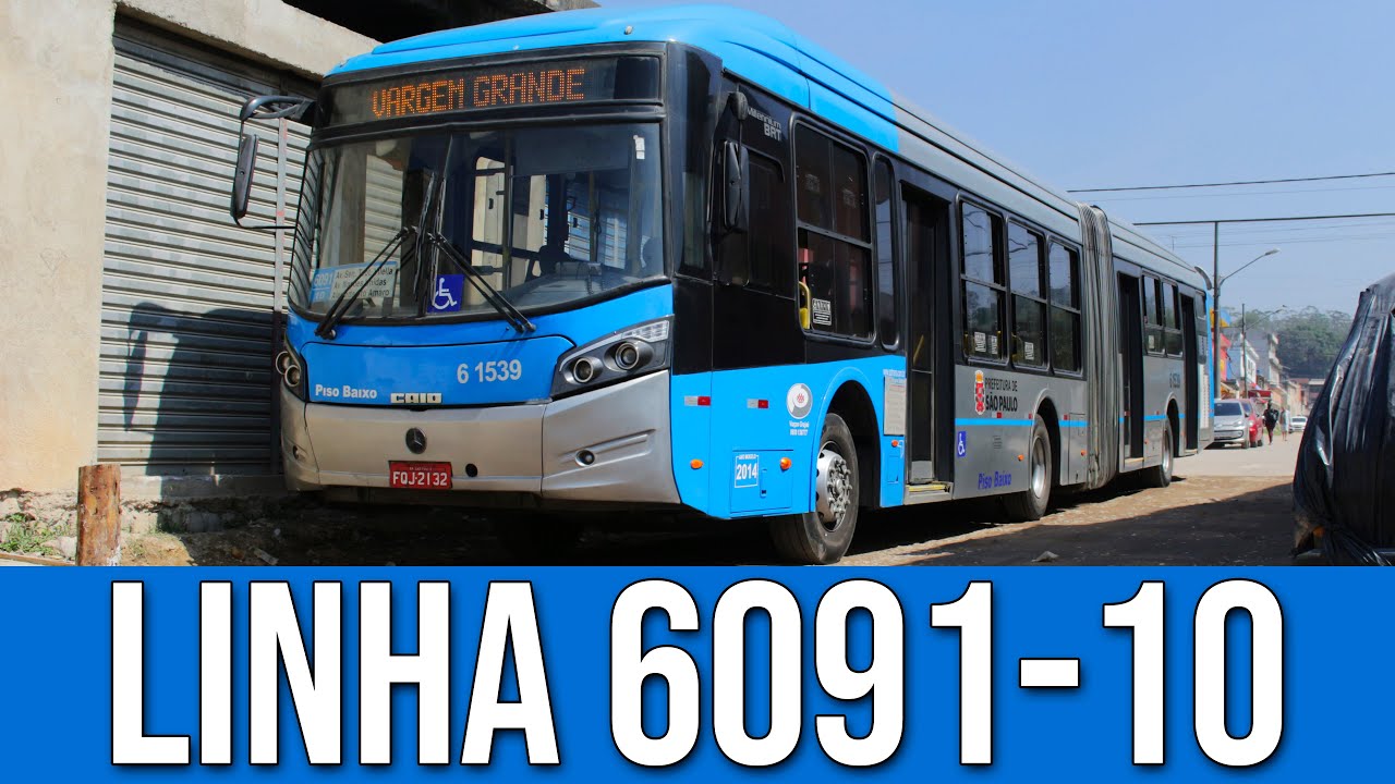 Linhas de Ônibus #28 - 6091-10 - Vargem Grande/Terminal Santo Amaro