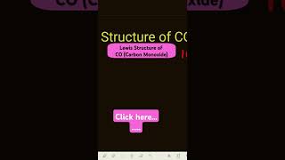 Famous Lewis Structure of CO (Carbon Monoxide) #lewisstructure Profile
