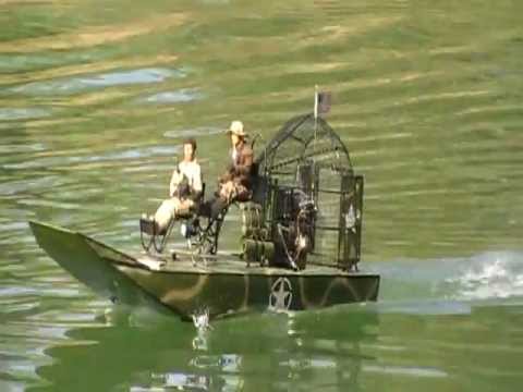 airboat rc - YouTube