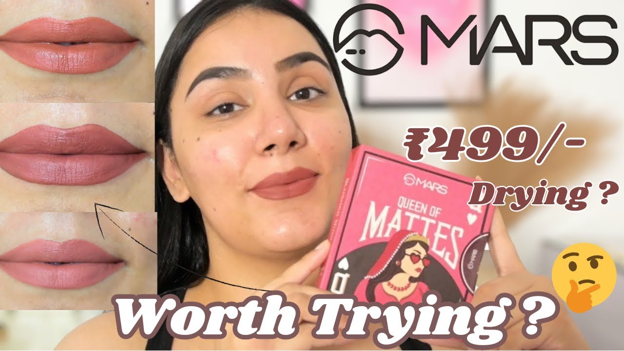 3 Liquid Lipsticks for just ₹499/- ? 🤩 | New Mars Cosmetics Queen of Mattes Liquid Lipstick 