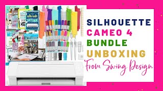 NEW Silhouette Cameo 4 Bundle Unboxing from Swing Design