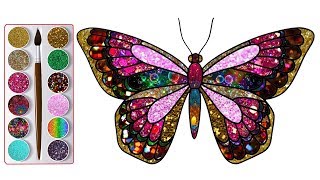 Drawing for Kids | Coloring Pages Butterfly for Children | Picture Coloring Pages