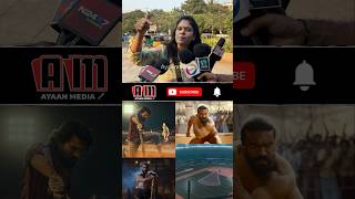 Public Review on PEDDI Trailer | Blockbuster Vibes | Public Reaction | Ayaanmedia #shorts