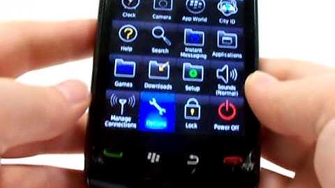 Blackberry Storm 2 9550 Erase Cell Phone Info - Delete Data - Master Clear Hard Reset