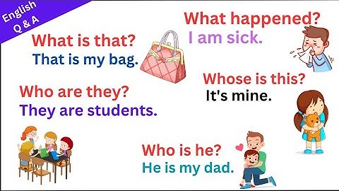 Daily Use English Question Answers | Fun Learning Question Answers