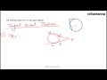 Basic Geometry Concept of Secant and Tangent (Maths for Entrance Exams)