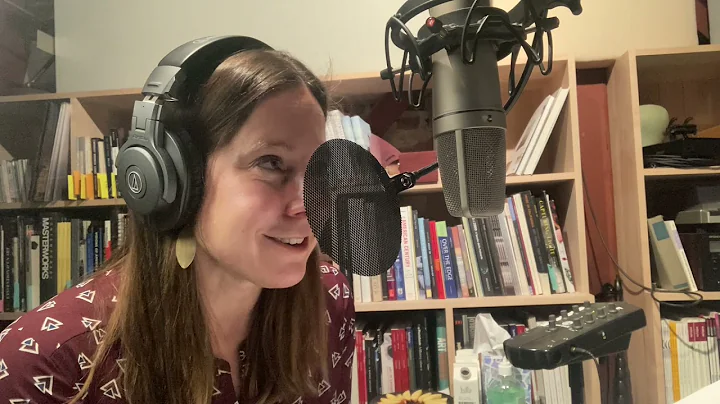 Anna Sale records her audiobook LET'S TALK ABOUT H...
