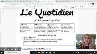 Using Daily Sheets for Organization