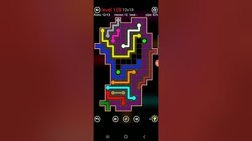 How to solve flow free (Amoeba pack level 109)