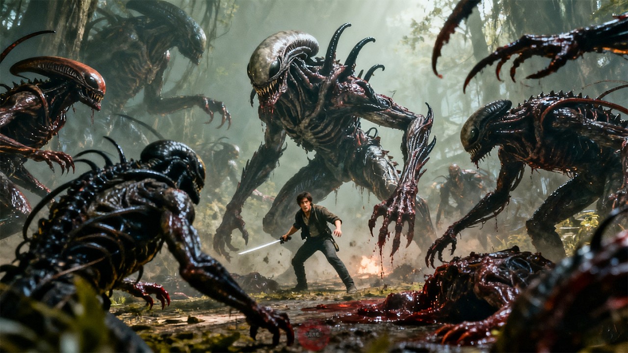 Кровавая битва мутантов-насекомых-зверей! Люди борются за выживание!