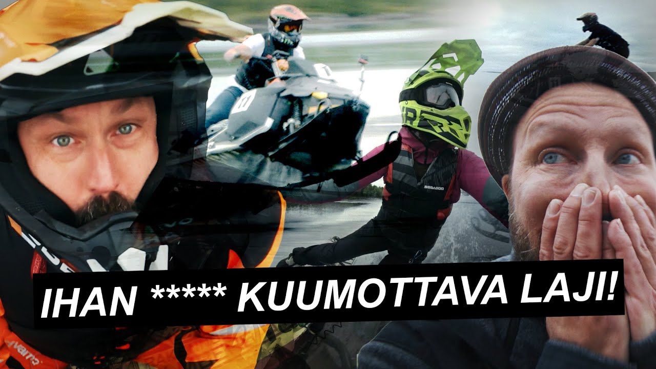 Moottorikelkalla veden päällä?!  - Madventures Suomi