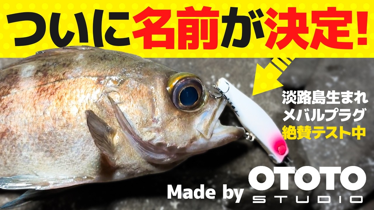 Mebaru Fishing] Naming the Lure Under Development & Test Fishing