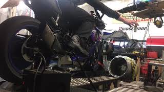2017 Yamaha R1 flame thrower full Akrapovic exhaust