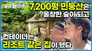 아무것도 없는 7,200평 민둥산에 컨테이너 집을 지은 아빠의 반전 결말┃숲과 나무를 사랑한 아빠의 감동적인 20년 집짓기 프로젝트┃ 버려진 숲을 살리다┃건축탐구 집┃#골라듄다큐