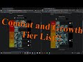 Combat and Growth Tier List! - Beasts of Bermuda