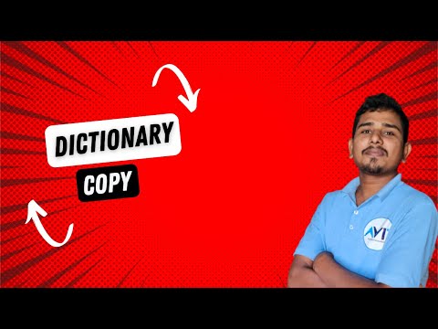python dictionary copy in hindi #pythondictionary #avitsupaul
