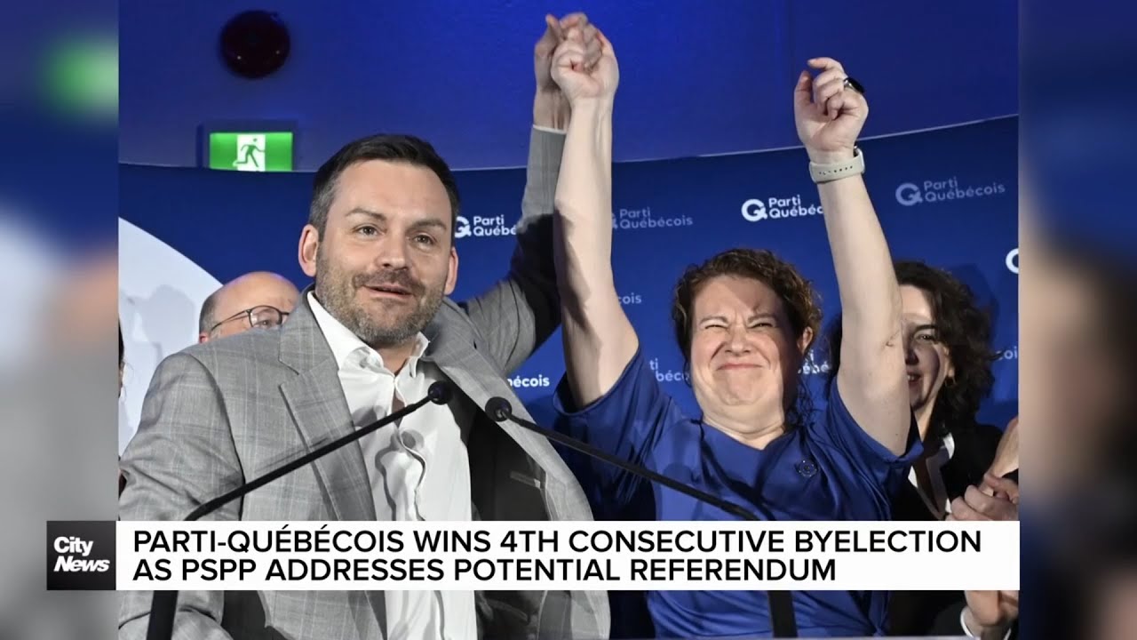 Parti Québécois addresses referendum after winning byelection