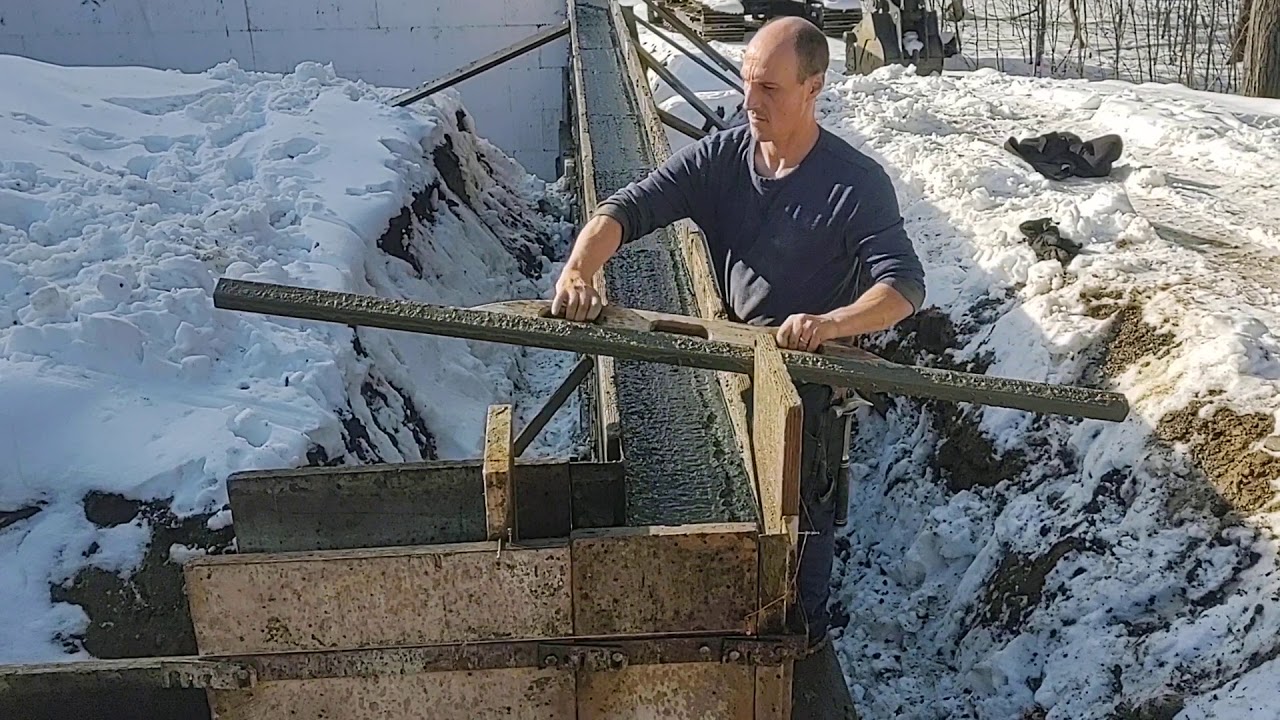 How to Top Concrete wall. YouTube