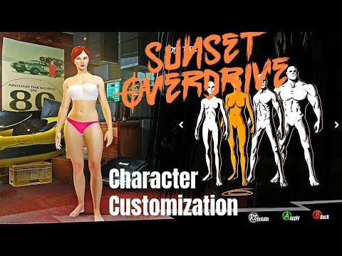 SUNSET OVERDRIVE - Full Character Customization (PC Gameplay)