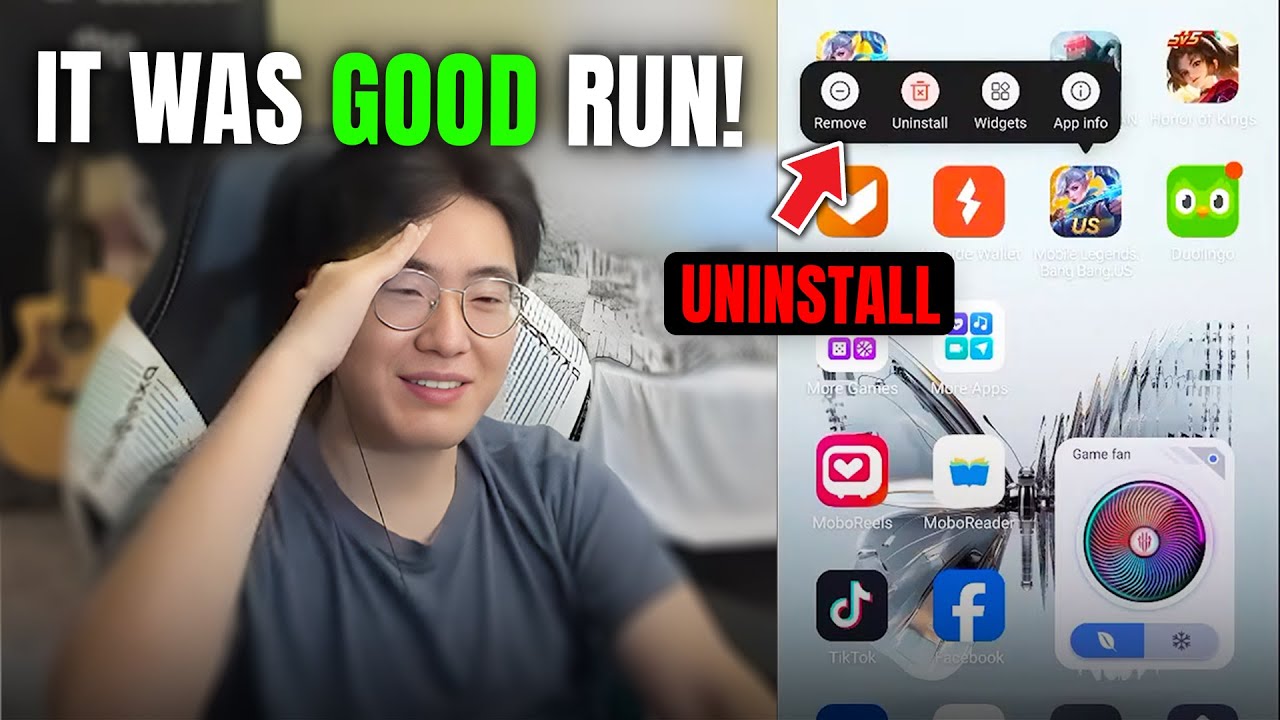 HOON LOGS IN ONE LAST TIME AND UNINSTALLS MLBB 😔