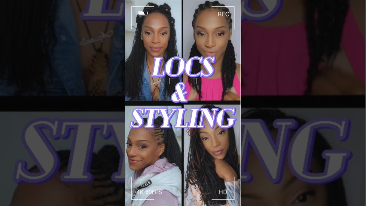 Hairstyles For Sisterlocks #microlocs #LocStyles