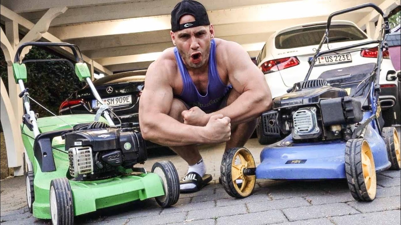 XXL GARTEN VLOG: Bewässerungssystem & Rasenmäher für 45€ - Flying Uwe