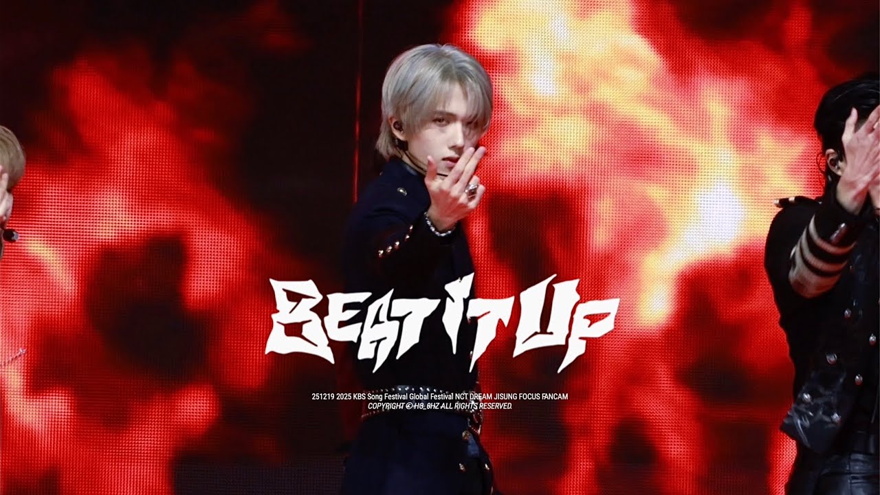 [4K] 251219 NCT DREAM KBS Song Festival Global Festival 가요대축제 - Beat It Up 지성 직캠 JISUNG FOCUS FAMCAM