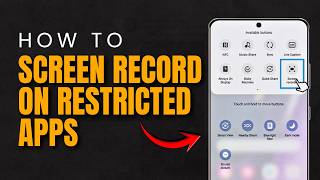 How To Screen Record on Restricted Apps [2026]
